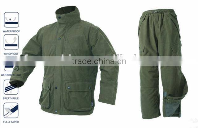 Green Waterproof Extreme Winter Hunting Clothes for men