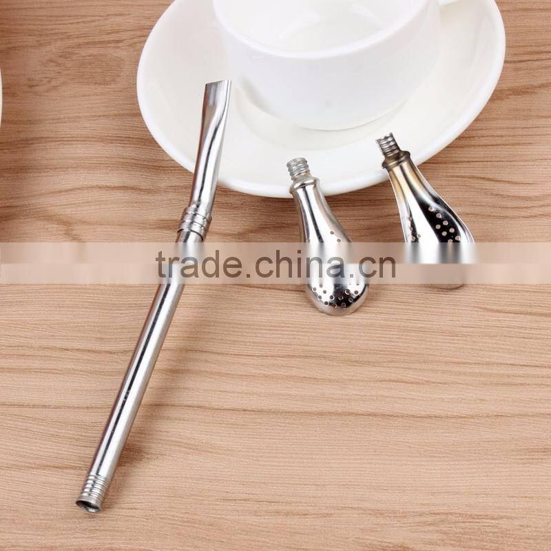 High Quality Stainless Steel Drinking Straw,Filter Metal Straw With Round Head