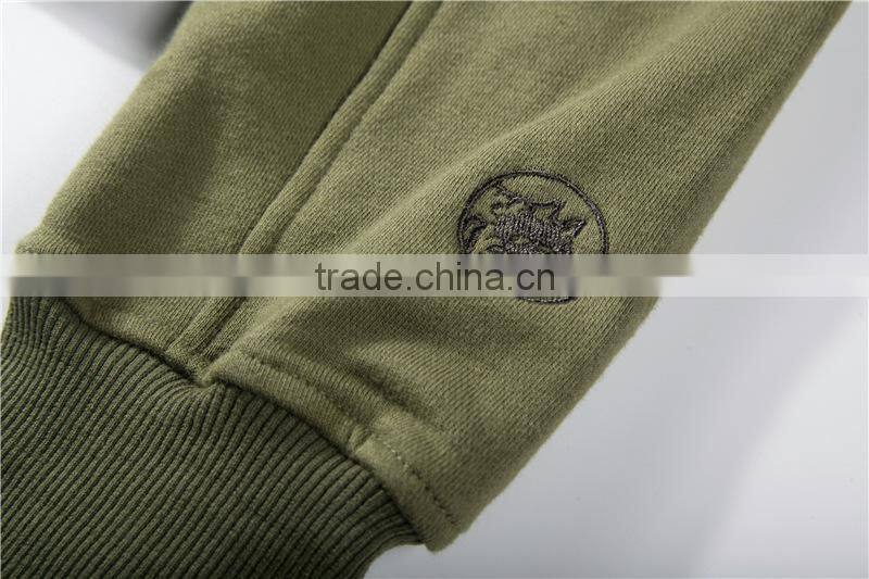 Wholesale zip up neck button hoodie manufacturer
