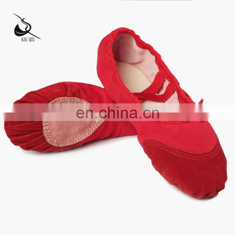 08B5B005 Ballet Training Soft Canvas Ballet Shoes