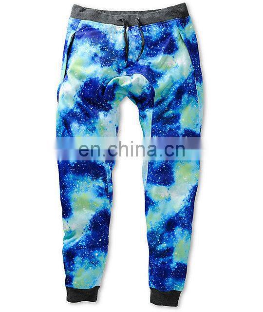 Custom Flower Sublimated Jogger Pants