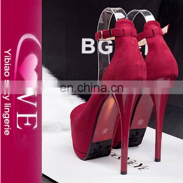 factory direct best quality colorfuls fashion Suede peep toe high heel shoes women