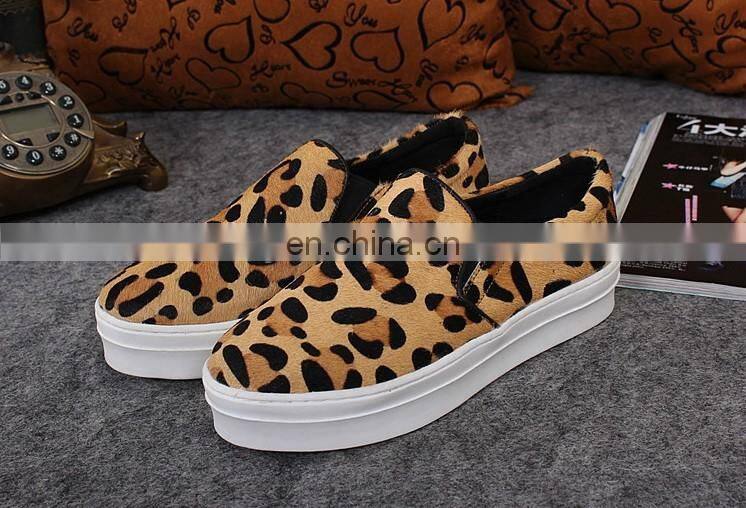 Wholesale black horse hair sneakers mens casual shoes sneakers