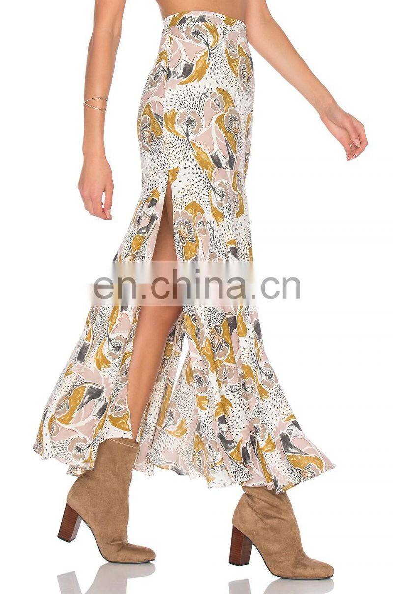 Sexy latest model skirt with side long split