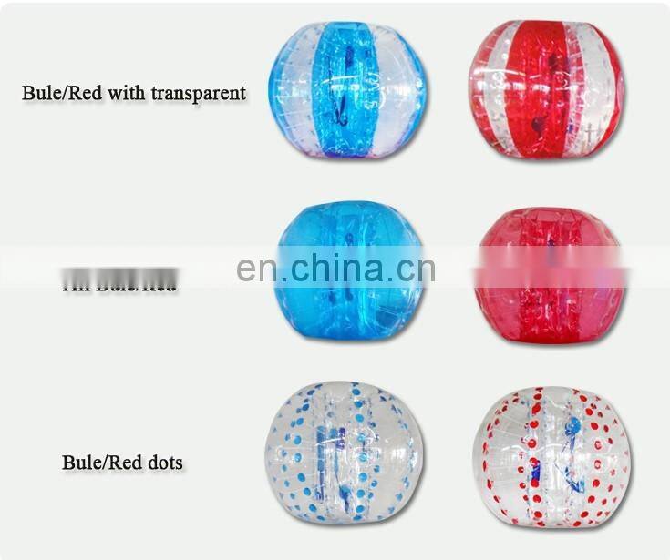 Cheap price!!! TPU/PVC inflatable bump ball,big inflatable balls, bubble football soccer