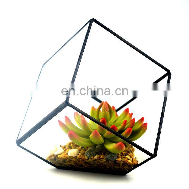 glass terrarium geometric glass terrarium wholesale