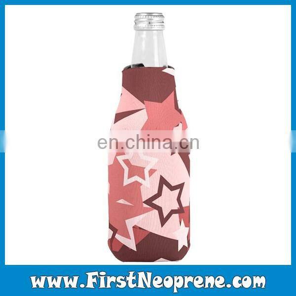 Red Plaid Selected Materials Personalized Beer Coolies