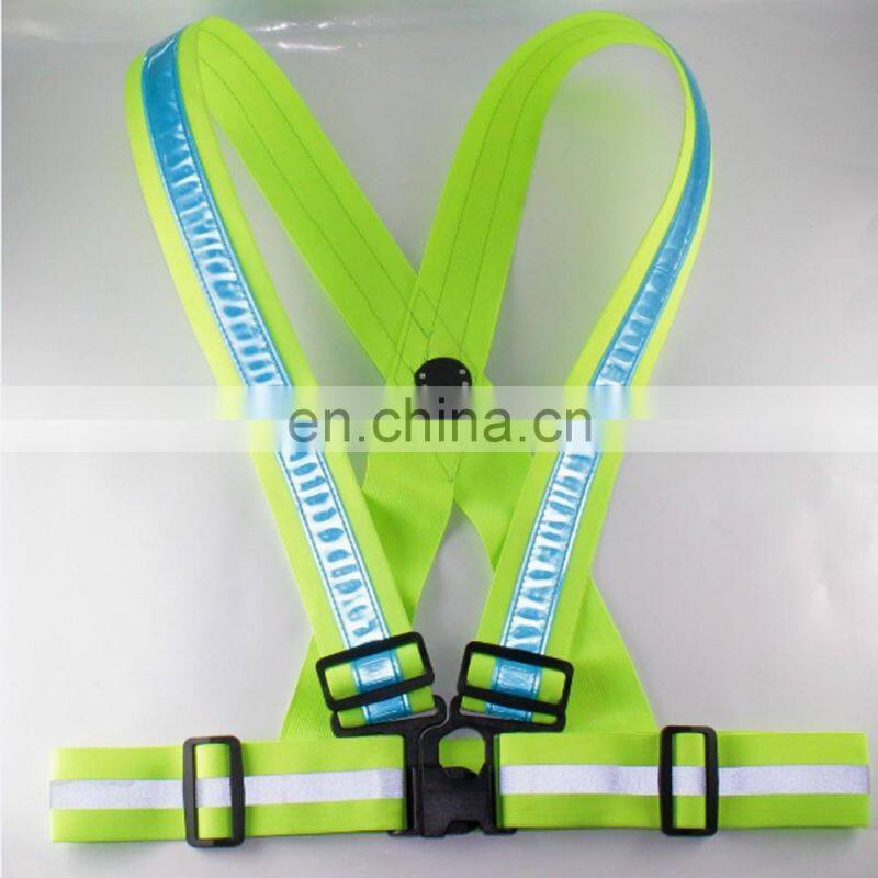 NEW led safety vest green safety vest flashing led safety vest