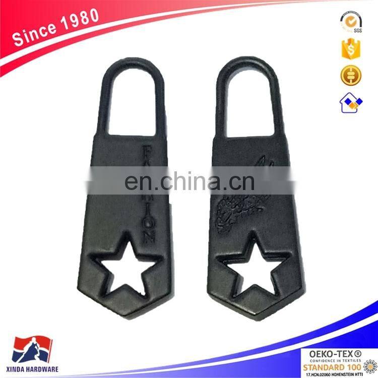 Latest custom alloy zipper puller for clothing