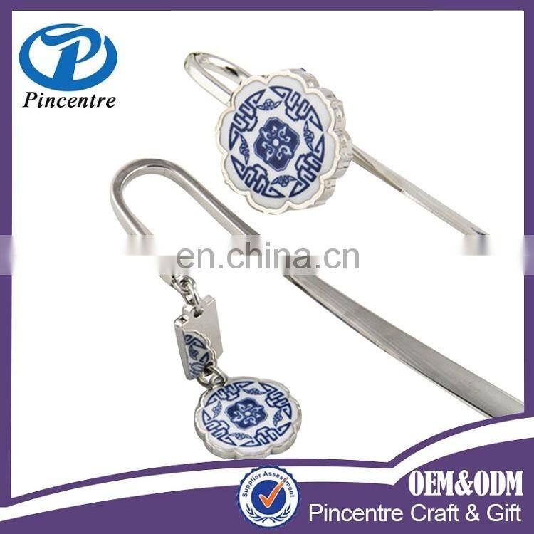 2016 new products 3d hologram bookmark/zinc alloy bookmark
