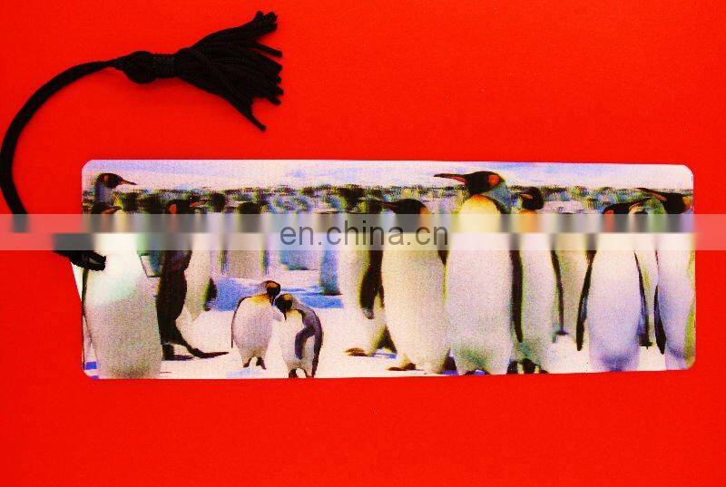 lenticular bookmark with tassel