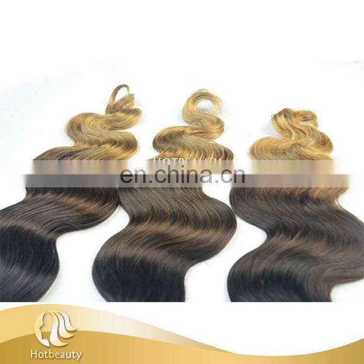 2017 Hot Beauty Ombre Color 3 Tone Color Body Wave No Tangle