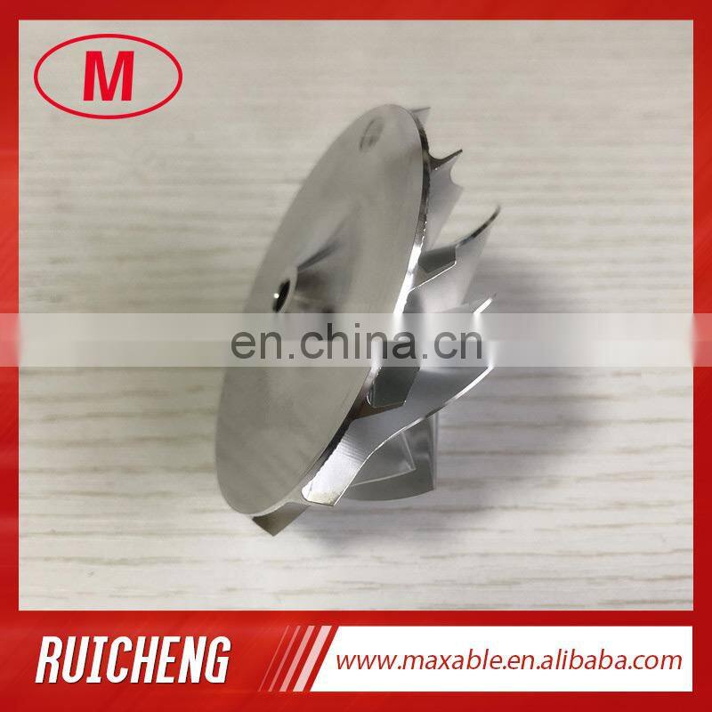 GT15-25 51.90/64.00mm 6+6 blades high performance turbo milling/aluminum 2618/billet compressor wheel