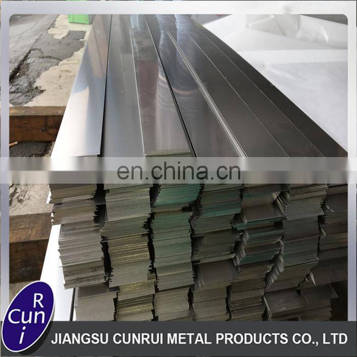 Hot rolled 316 stainless aluminum steel test certificate used mild steel flat bar