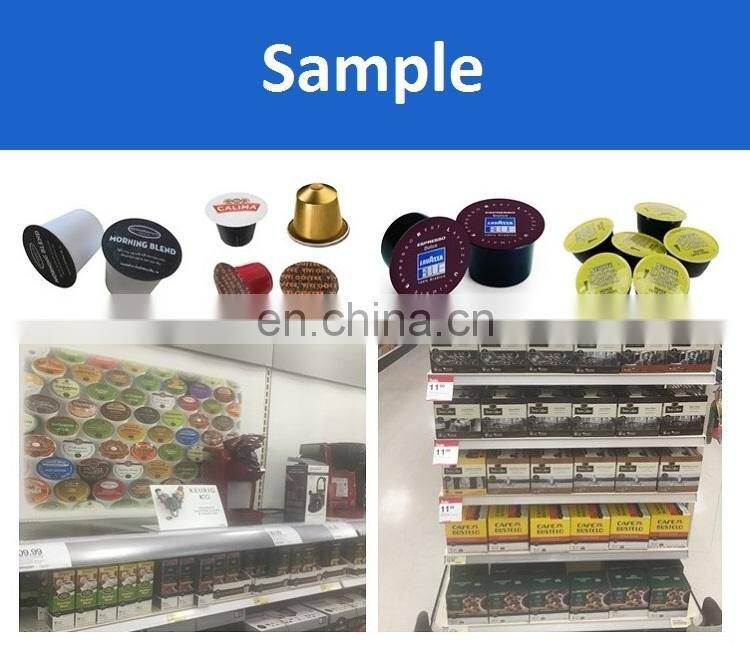 Shanghai manufacture nespresso filling sealing machine