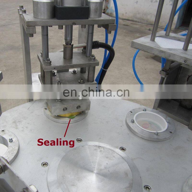 Shanghai Joygoal automatic brand new rotary mineral water cup filling and sealing machine