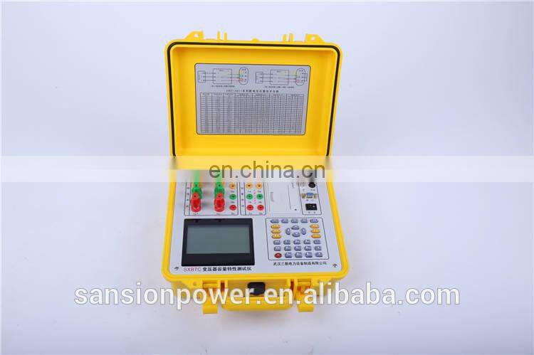 Transformer capacity Iron and copper loss Load no load Tester