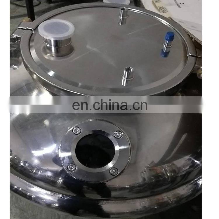 Customized stainless steel reaction vessel pressurized jacketed extraction tank used for herb extraction in hemp farm