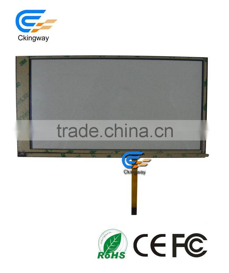 Shenzhen Suppler Ckingway 6.95 Inch Resisitive Touch Panel Display use for Security Monitoring System