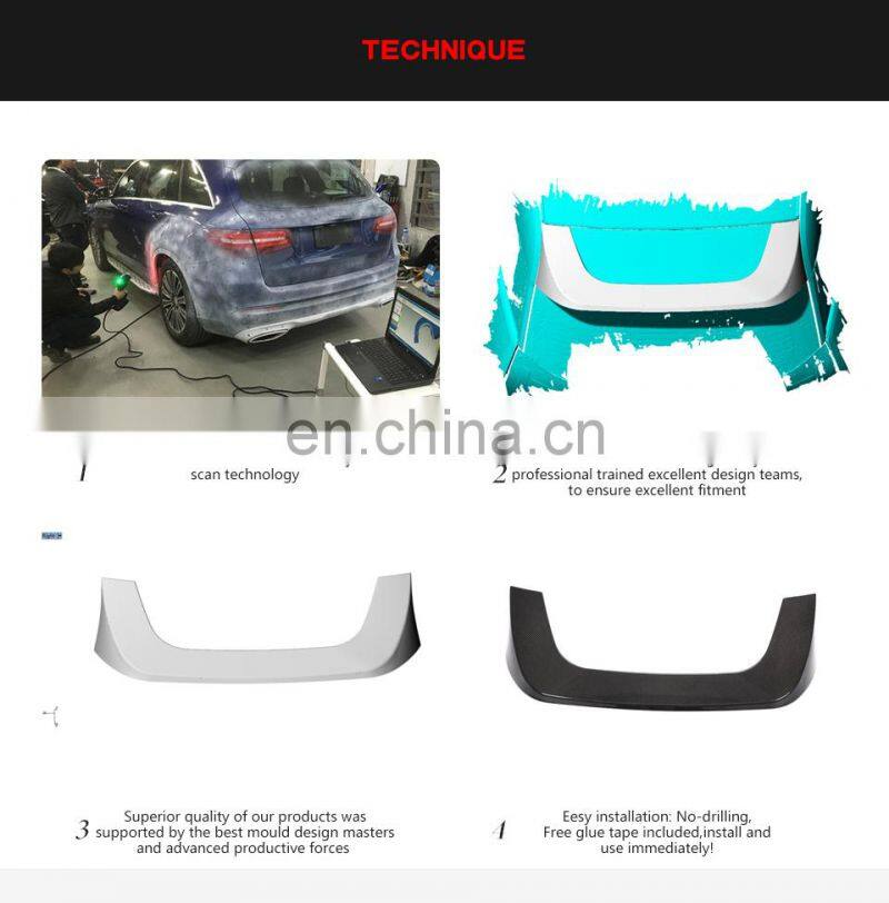 Pure real carbon fiber materials roof spoiler for BMW i3 2014-2020