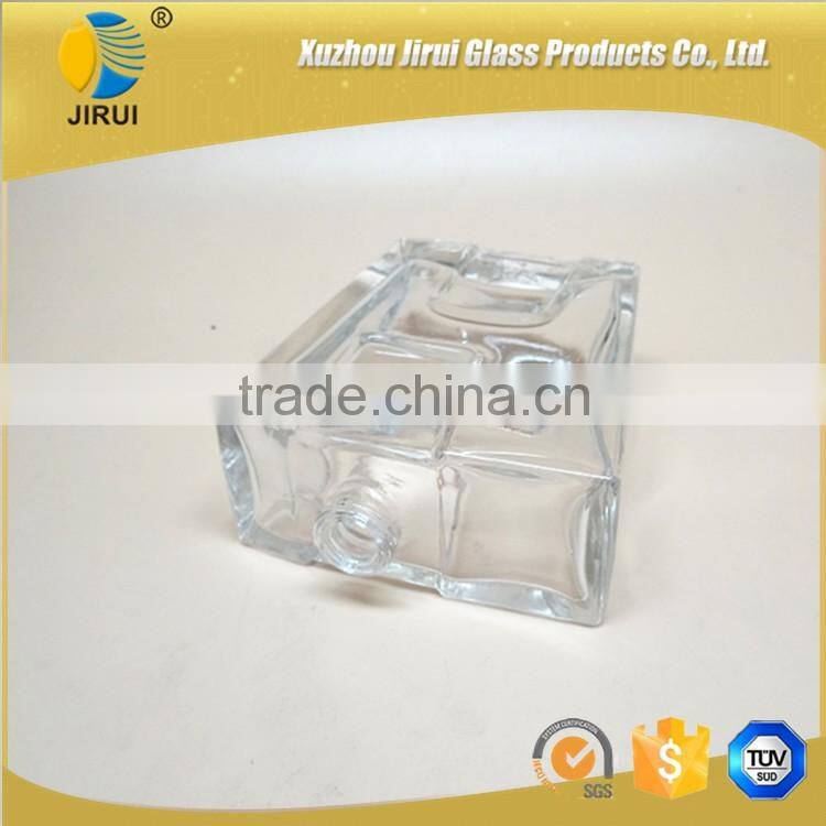 100ml clear glass perfume bottle with sprayer