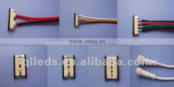 2014 New item!!!Convenint 10mm wide LED strip connector for 5050 RGB led strips
