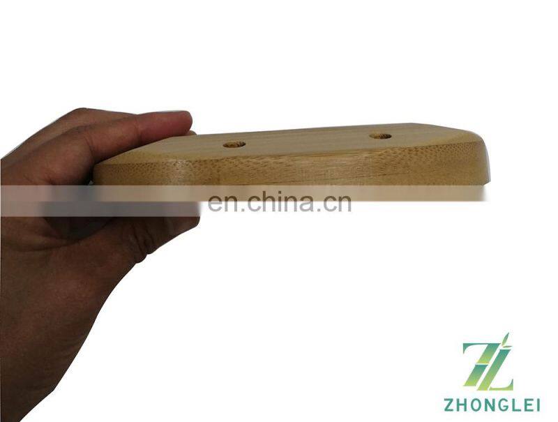 Bamboo wood storage plastic bag drying rack bamboo drying rack