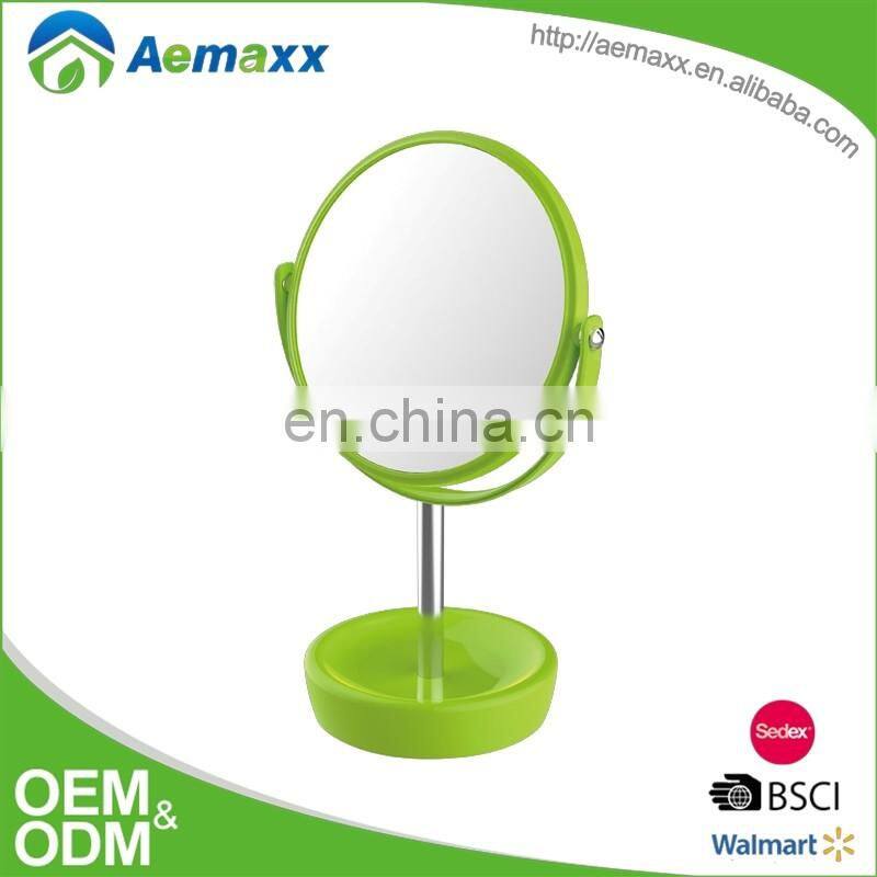 Classic style Plastic clear hotel bathroom mirror