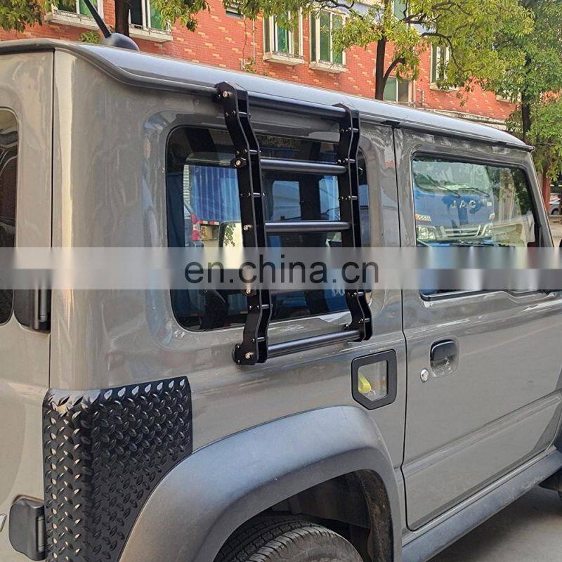 Maiker Factory price Aluminum Side  Ladder For Suzuki Jimny JB64  JB74  Japanese Off Road Car Accessories