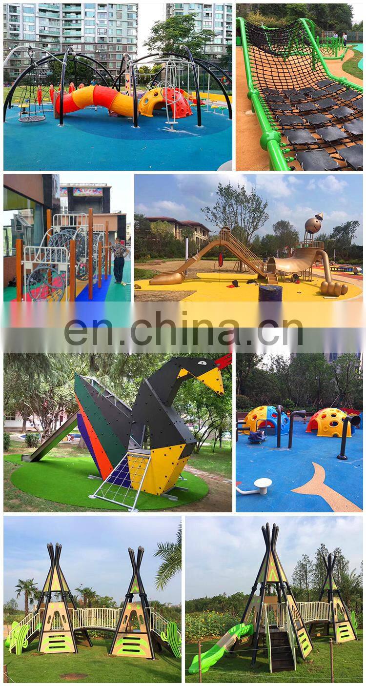 playground outdoor equipment playground stainless steel slides customized outdoor playground