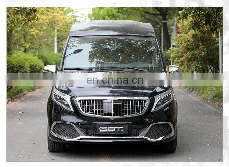 GBT drop shipping car accessories mercedes vito maybach style body kit for vito w447 facelift for mercedes vito v class body kit