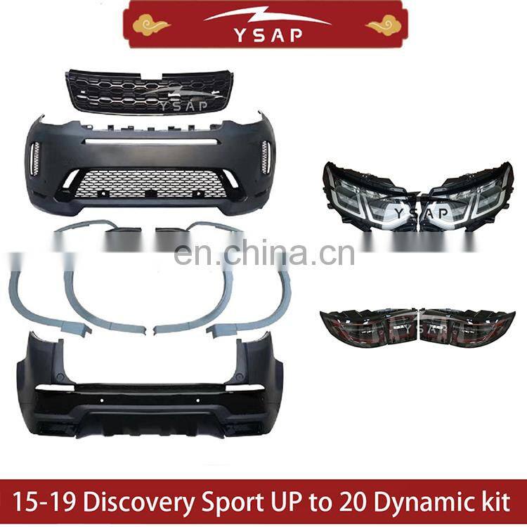 High quality facelift body kit upgrade kit for 15-19 Discovery Sport upgrade to 2020 Dynamic kit