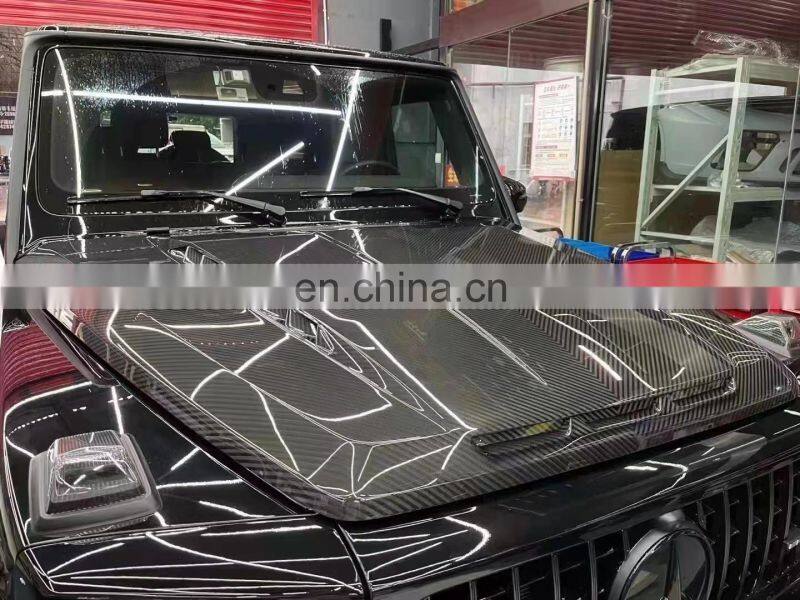 Runde Top Ranking Quality Carbon Fiber Material For Mercedes-Benz G-Class W464 Hood Engine Bonnet Hood