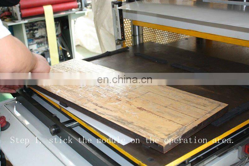 polyurethane foam machine for cutting sheet material