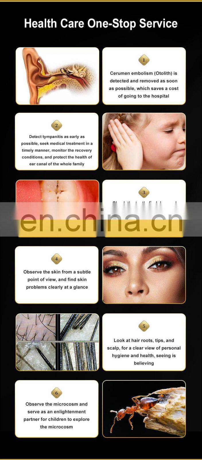 Ear wax removal tool Wireless Camera Smart Ear Endoscope Free APP Support Save Video Wifi Otoscope Ear Clean Tool