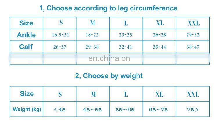 23-32mmhg Open Toe Medical Compression Socks Knee High Graduated Custom Logo Footless Thigh High Compression Stockings