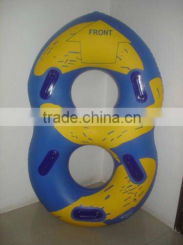 inflatable double snow tubes