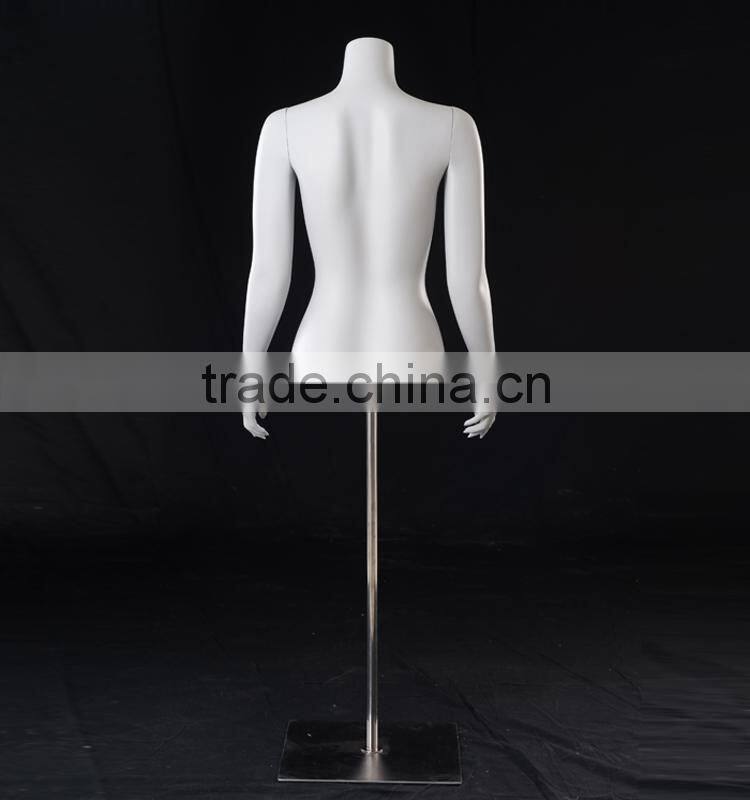 high quality headless half body female torso mannequin