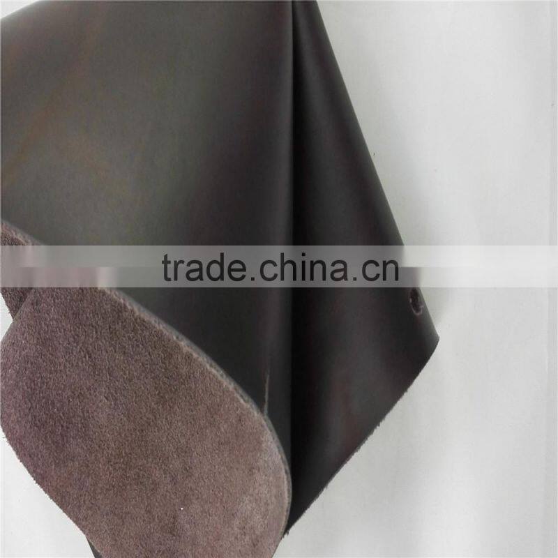 Genuine china cow leather for shoes bag wallet