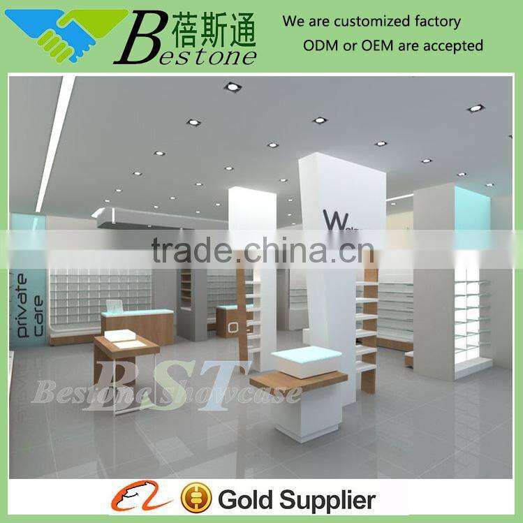 new arrival wooden pharmacy medicine cabinet furniture for saleshop display