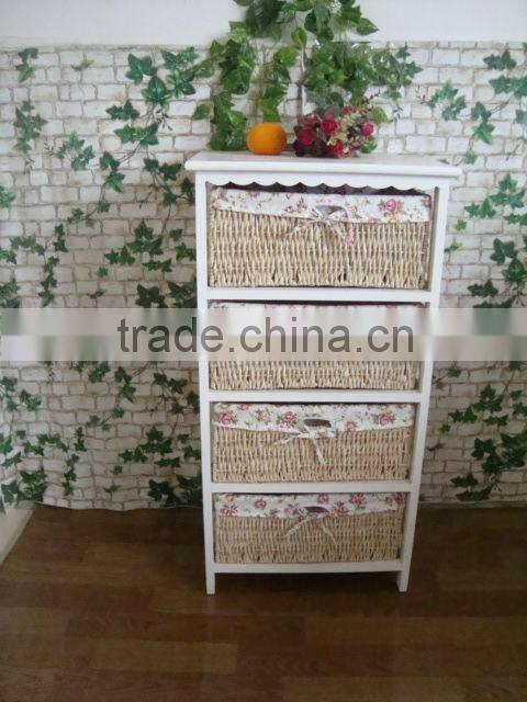Wholesale woven fabric pattern wood cabinets