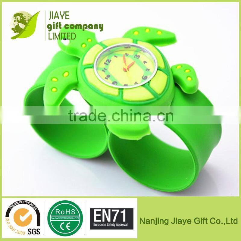 Fancy silicon rubber bracelet watch for child watch