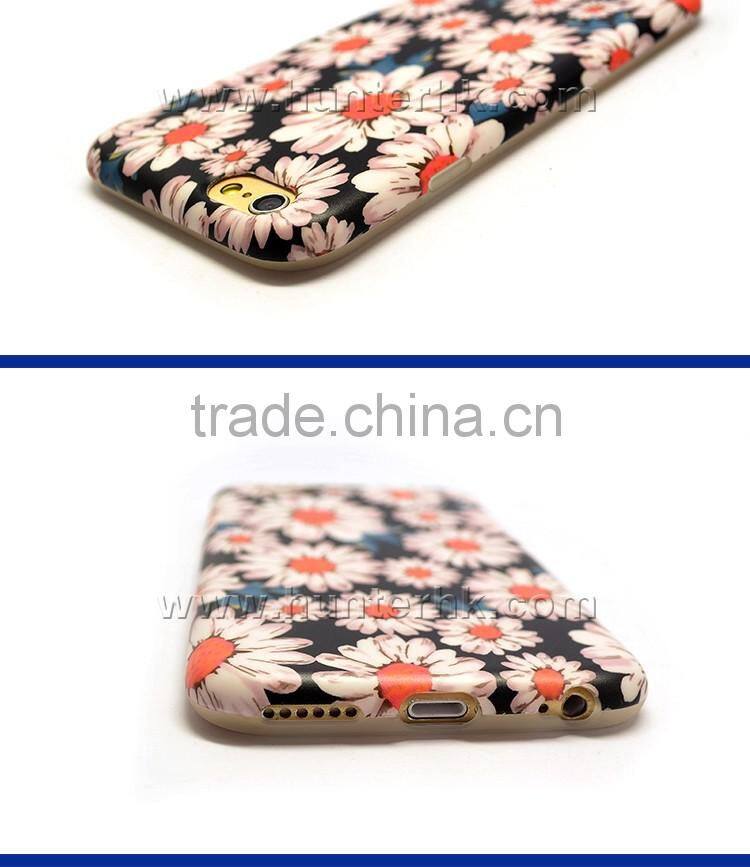 Beautiful Flower TPU Printed Case For iPhone 6S