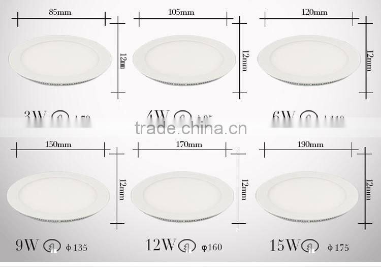 Warm White 3000k LED Lamp New Bulb LED Panel Light SMD2835 6W