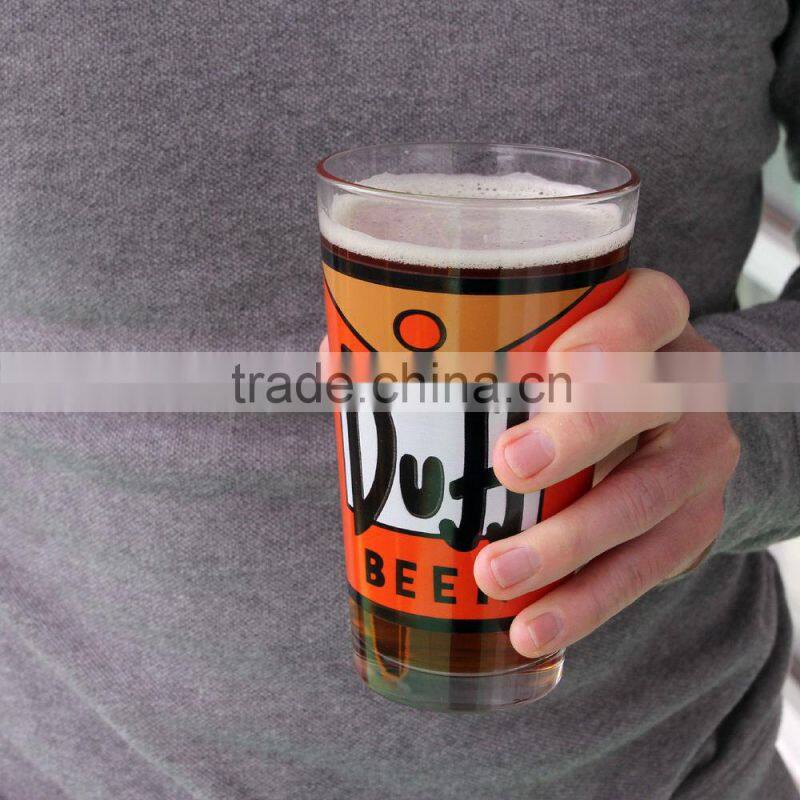 Duff Beer Pint Glass 16oz