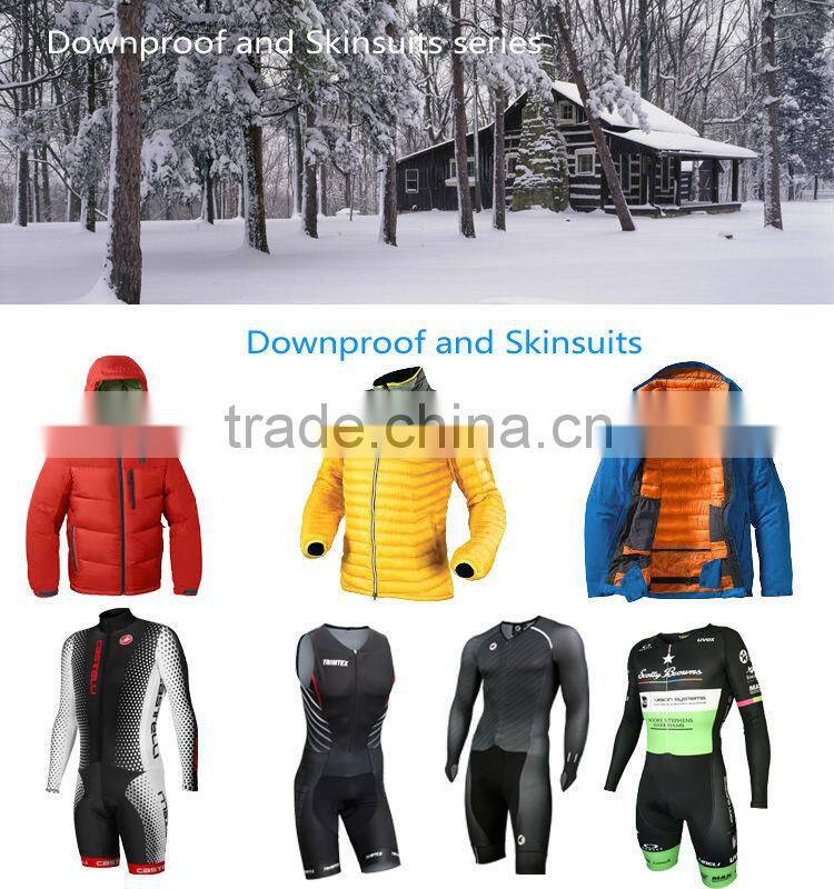 100% nylon cire finished high density fabric for down jacket