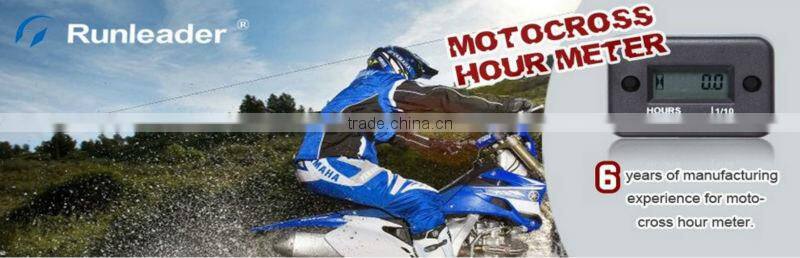 Waterproof Inductive Hour Meter for motocross snowmobile ATV motorcycle MX jet ski motorbike forklift truck marine PIT BIKE