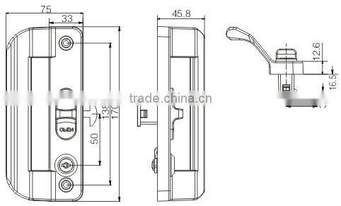 sliding window safety lock JW-TLM02