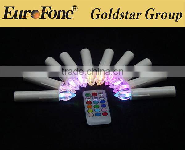 2016 wholesale flameless unscented wedding small pillar christmas candle