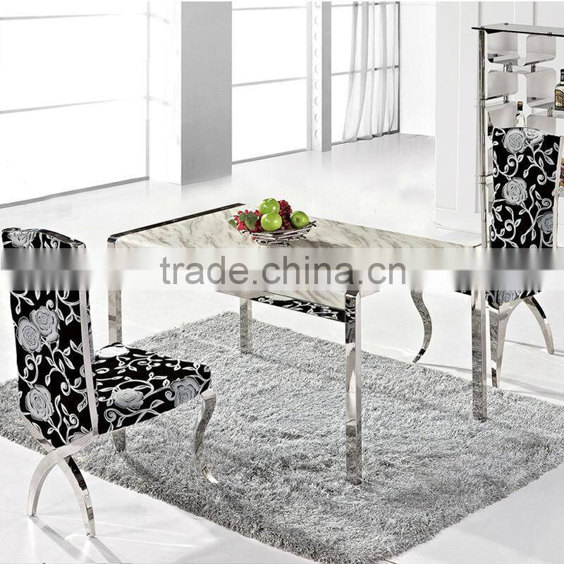 Modern living room square marble tables